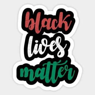 Black lives matter Sticker